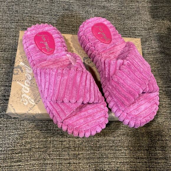 Free People Orchid Two Days In Ibiza Sandals Sz 6.5 NWT - Picture 9 of 12